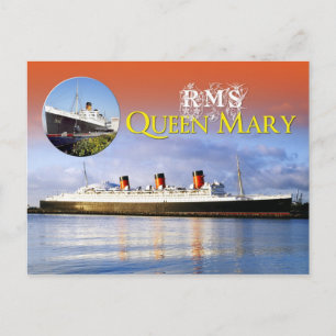 RMS Queen Mary Vykort