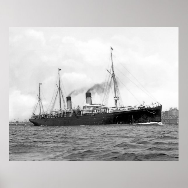 RMS Teutonic Poster (Framsidan)