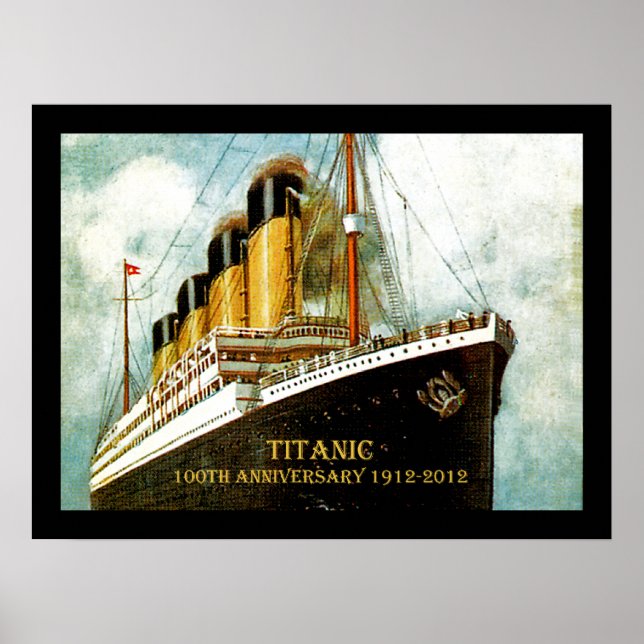 RMS Titanic 100-årsarkivering Poster (Framsidan)