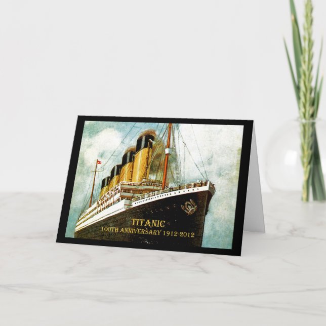 RMS Titanic 100-årsdagen Kort (Framsida)