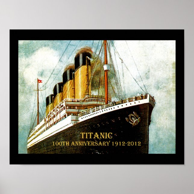 RMS Titanic 100-årsdagen Poster (Framsidan)