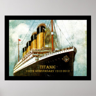 RMS Titanic 100-årsjubileum Canvas Poster