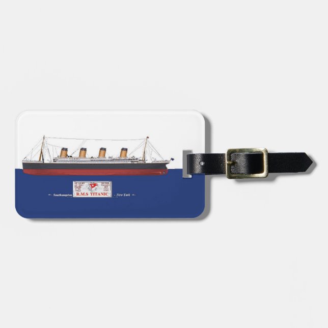 RMS Titanic Bagagebricka (Horisontell Framsida)
