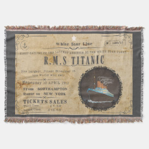 RMS TITANIC BOARDING ADVERSTING FILT