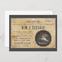 RMS TITANIC BOARDING ADVERSTING