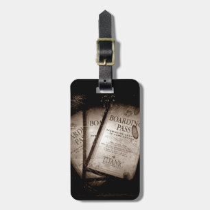 RMS Titanic Boarding Passes Bagagebricka