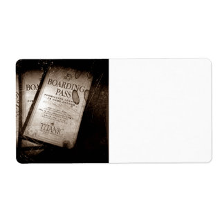 RMS Titanic Boarding Passes Fraktsedel