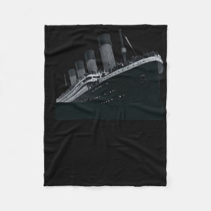 Rms Titanic fickresor kryssningsfartyg semesterres Fleecefilt