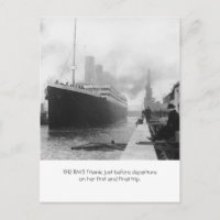 RMS Titanic före avgång 1912