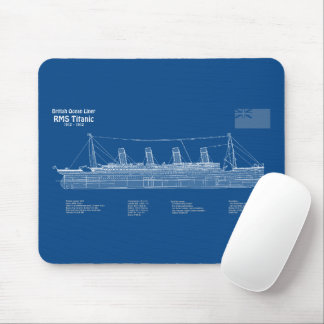 RMS Titanic Frakt Blueprint Plans ABD Musmatta
