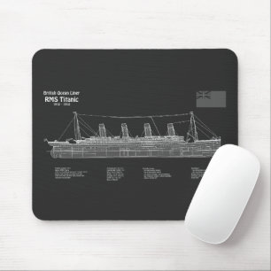 RMS Titanic Frakt - kartläggningsplaner Musmatta