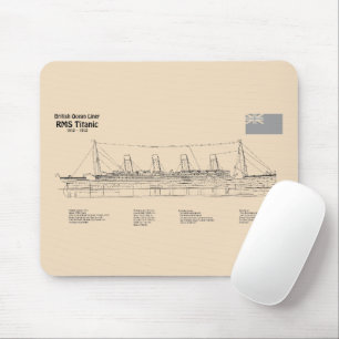 RMS Titanic Frakt - skiss SD Musmatta