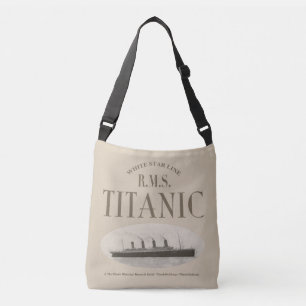 RMS Titanic Ghost Frakt Sepia Crossbody Bag Axelväska