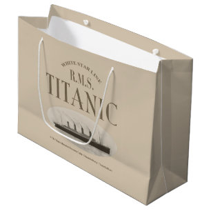 RMS Titanic Ghost Frakt Sepia Gift Bag Large