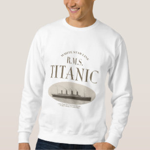 RMS Titanic Ghost Frakt Sepia Sweatshirt