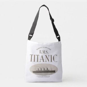 RMS Titanic Ghost Frakt Sepia/White Crossbody Bag Axelväska