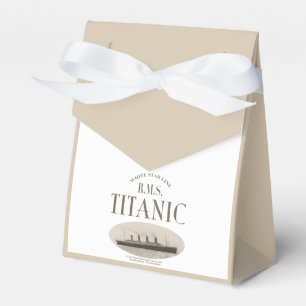 RMS Titanic Ghost Frakt Sepia White Tält Favoritb Presentaskar