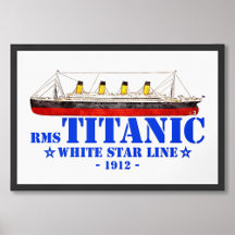 RMS Titanic Illustration - White Star Line 1912
