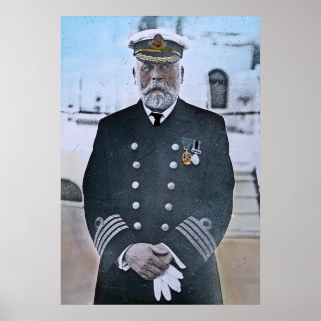 RMS Titanic Kapten Edward J. Smith Poster (Framsidan)