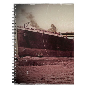 RMS Titanic Maiden Voyage Anteckningsbok