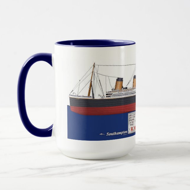 RMS Titanic Mugg (Vänster)