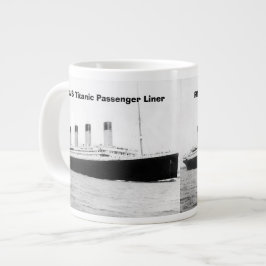RMS Titanic Passenger Liner Jumbo Mugg