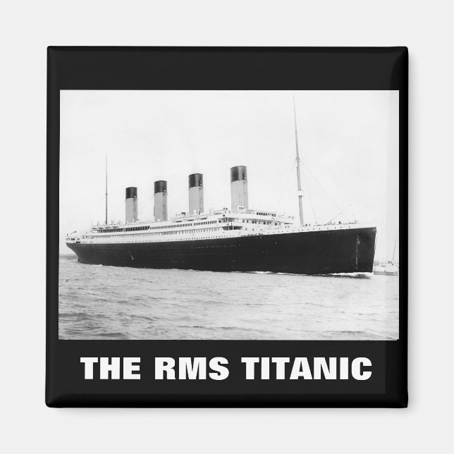 RMS Titanic Passenger Liner Magnet (Framsidan)