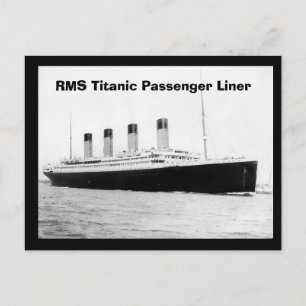 RMS Titanic Passenger Liner Vykort