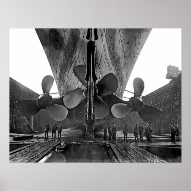 RMS Titanic Propellers Poster (Framsidan)