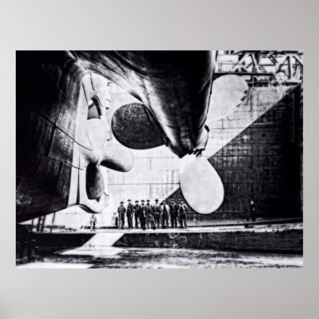 RMS Titanic: Redo till Lauch Poster (Framsidan)
