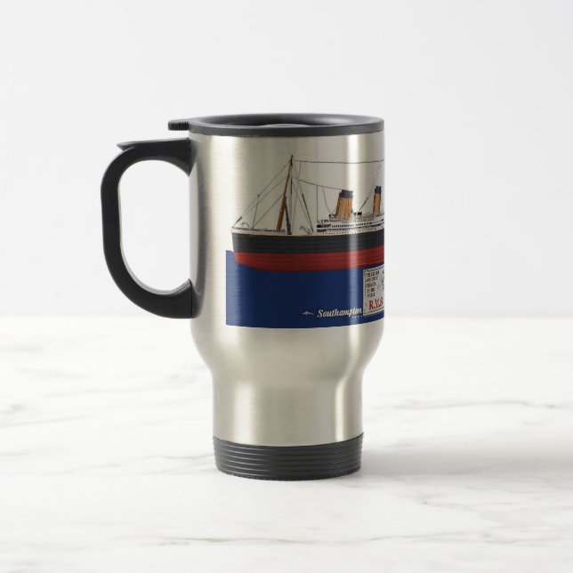 RMS Titanic Resemugg (Vänster)