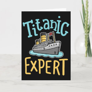 Rms Titanic Rolig Expert Retro Kryssningsfartyg Mä Kort
