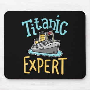 Rms Titanic Rolig Expert Retro Kryssningsfartyg Mä Musmatta