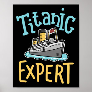 Rms Titanic Rolig Expert Retro Kryssningsfartyg Mä Poster