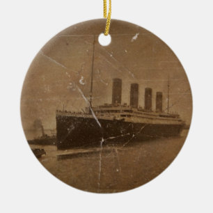 RMS Titanic Southampton Julgransprydnad Keramik