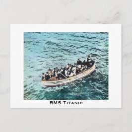 RMS Titanic Survivors in Livcraft Vintage Vykort