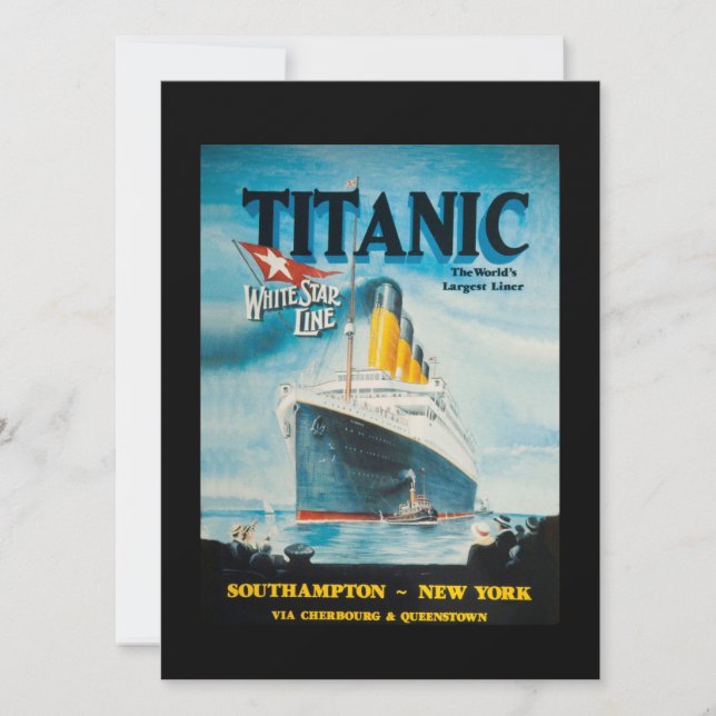 RMS Titanic Travel AD (Framsida)
