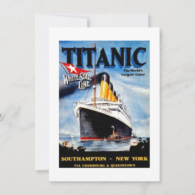 RMS Titanic Travel AD (Framsida)