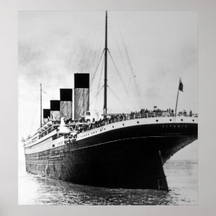 RMS Titanic-utgående Poster