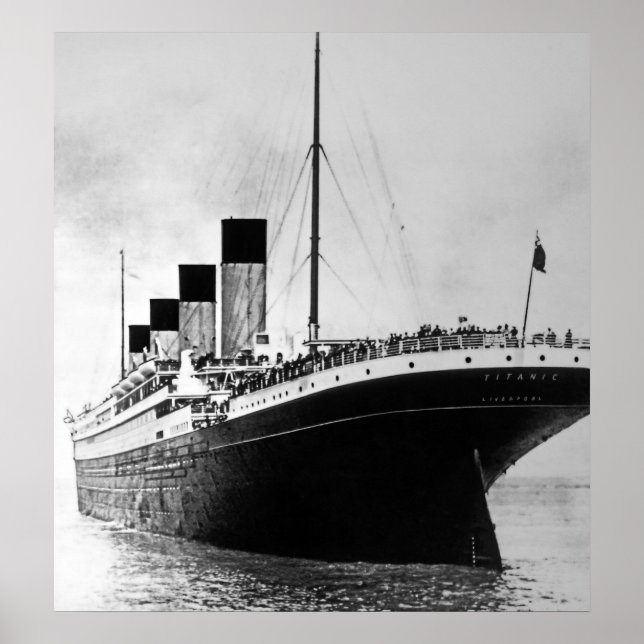 RMS Titanic-utgående Poster (Framsidan)