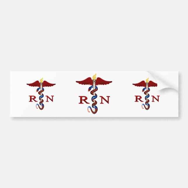 Rn-Caduceus Bildekal (Framsidan)