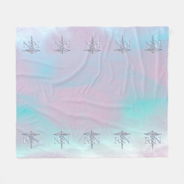RN Caduceus Medical Mor Pearl Decor Fleecefilt (Framsidan (Horisontell))