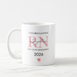 RN-examen Personligt Namn Klass 2026 Kaffemugg