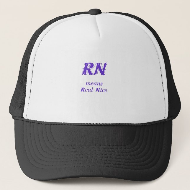 RN i LILA Truckerkeps (Framsida)