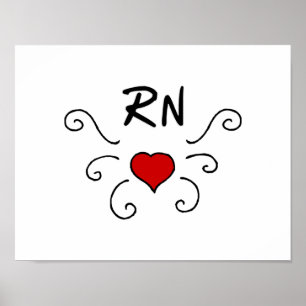 Rn-kärlektatuering Poster