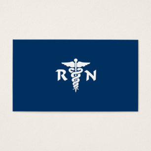 Rn-läkarundersökningsymbol Visitkort
