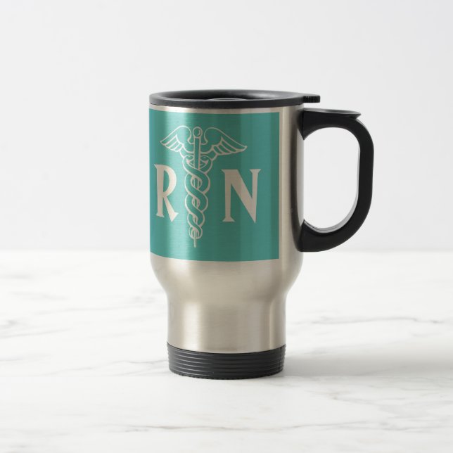 Rn-legitimerad sjuksköterskatravel mug med resemugg (Höger)
