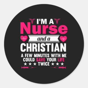 Rn Lvn Cna Nurse Grad Christian Coola Nursing Grad Runt Klistermärke