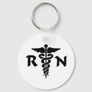 RN Medicinsk Symbol Nyckelring