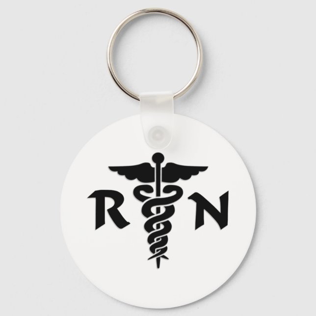 RN Medicinsk Symbol Nyckelring (Framsida)